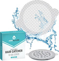 50 Pack, Disposable Shower Drain Hair Catcher Mesh Stickers… by AireAllure