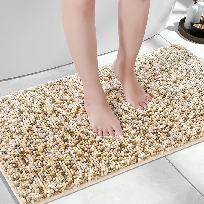 Yimobra Bath Mats for Bathroom Non Slip, Extra Soft Chenille Bathroom Rugs - Image 7