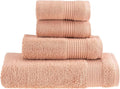HALLEY Turkish Cotton Towels 1 Bath Towel 1 Hand Towel 2 Washcloths, Super Soft by HALLEY-TurkishCottonTowels