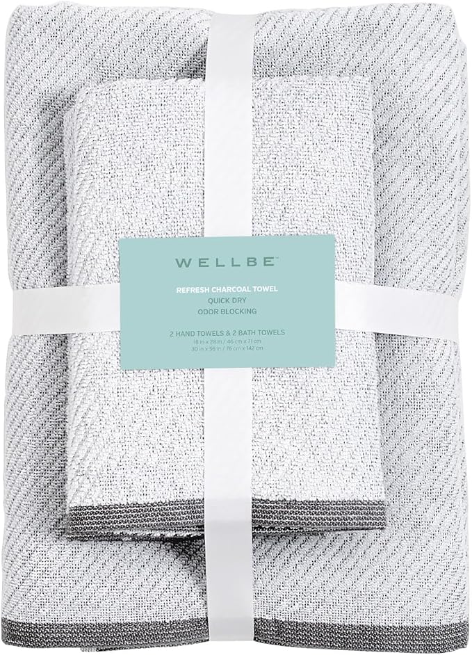 Wellbe 4-Piece Towel Set - Image 8