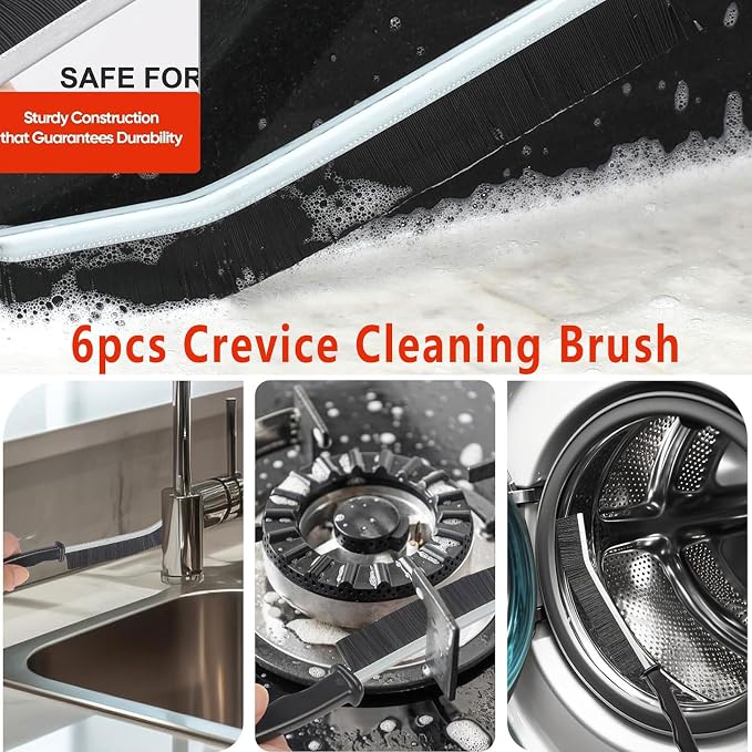 Crevice Cleaning Brush, New Multifunctional Gap Cleaning Brush Tool, Bathroom - Image 5