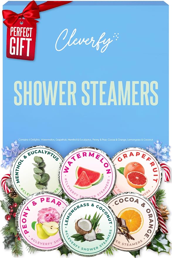 Cleverfy Shower Steamers Aromatherapy – Stocking Stuffers by Cleverfy