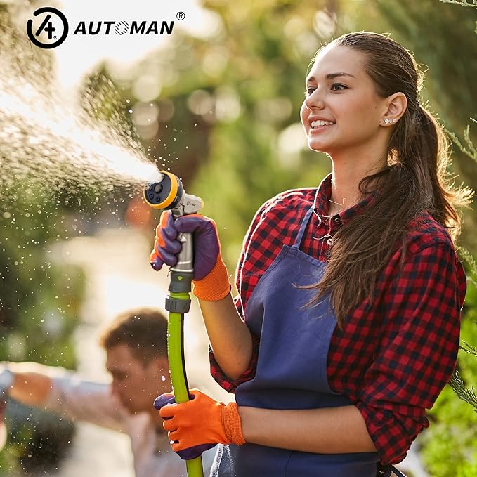 AUTOMAN Garden Nozzle Sprayer, High Pressure Spray Nozzle, 100% Metal Water - Image 7