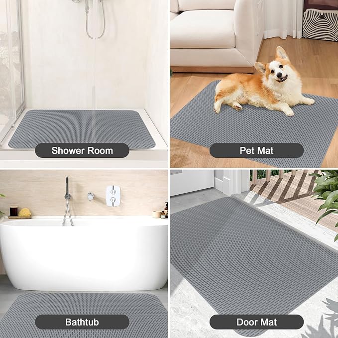 Extra Large Shower Mat: 47"x32" Non Slip Shower Mats - Image 8