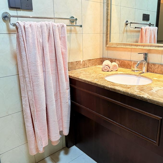 YTYC 29x59 Inch Extra Large Bath Towels Set of 6 Quick Dry Super Soft - Image 3
