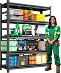 Metal Shelving Units for Garage, 5-Tier Adjustable Storage Shelves, Heavy Duty by Buynow