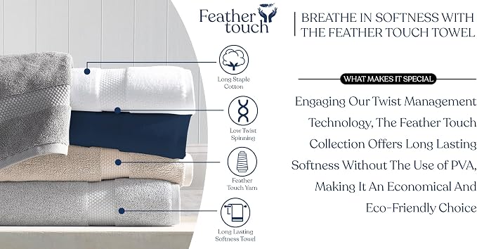 Delara Organic Cotton Luxuriously Plush Bath Towel | GOTS & OEKO-TEX Certified - Image 7