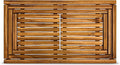 StrongTek Large Teak Bath Mat, 35.4" x 20" Solid Wood Shower Mat by StrongTek