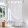 No Hook Waffle Weave Shower Curtain Set by Unknown