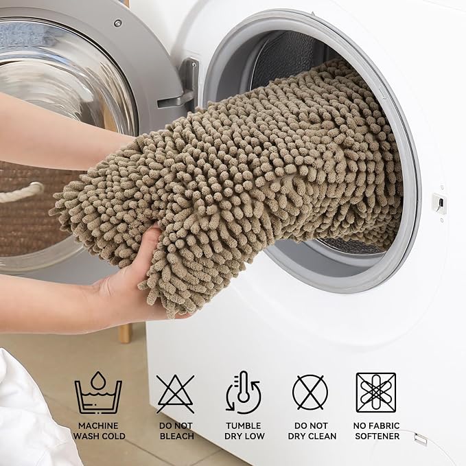 Bcoimo 48"×24" Absorbent Bath Mat, Non-Slip - Image 6