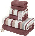 Modern Threads Pax 6-Piece Reversible Yarn Dyed Jacquard Towel Set by ModernThreads