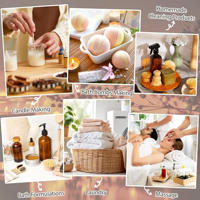 Essential Oil Set, Home Care, Humidifier Laundry, Perfume and Candle Making - Image 3