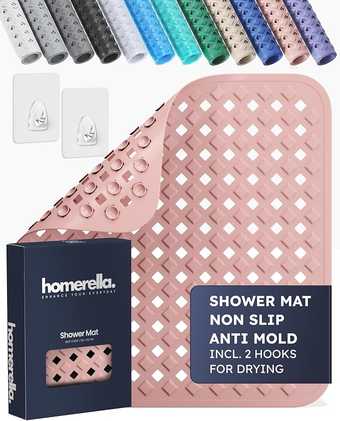 homerella® Shower Mat Non Slip Anti Mold, Non Slip Shower Mats by Homerella