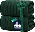 DAN RIVER Pack of 2 Bath Sheet 35x70 Inches, Ribbed Oversized Bath Towels Extra by DanRiver