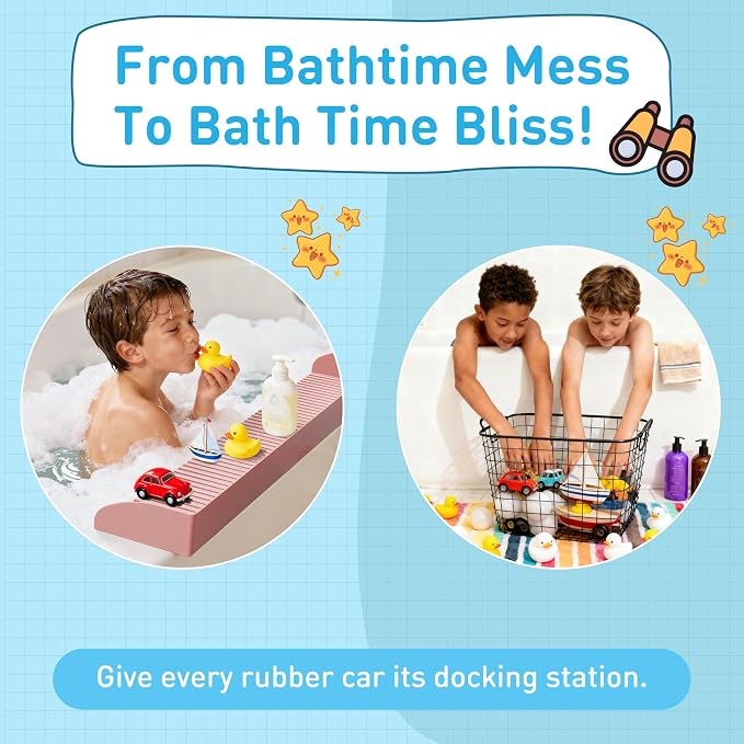 Roslim Bathtub Splash Guard Play Shelf - Image 3