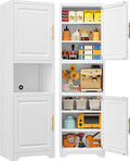 SISESOL 67" Tall Narrow Storage Cabinet by SISESOL