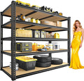 48" W Garage Shelving Heavy Duty 2800LBS Garage Storage Shelves, 5 Tier by Unknown