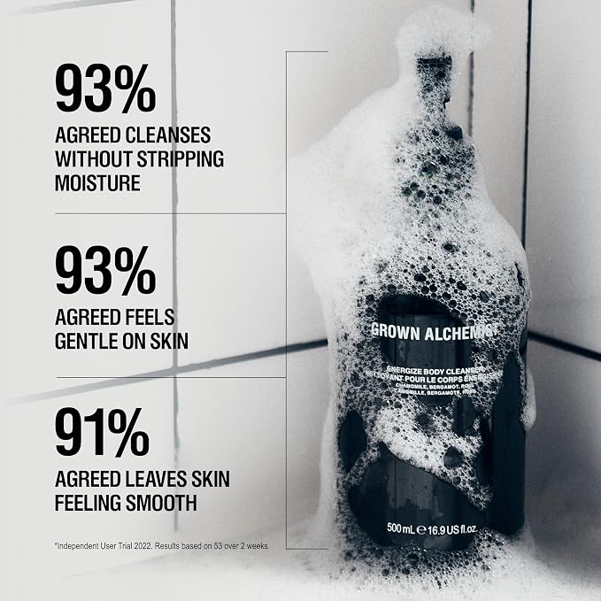 Grown Alchemist Energize Body Cleanser. Chamomile, Bergamot & Rose Body - Image 3