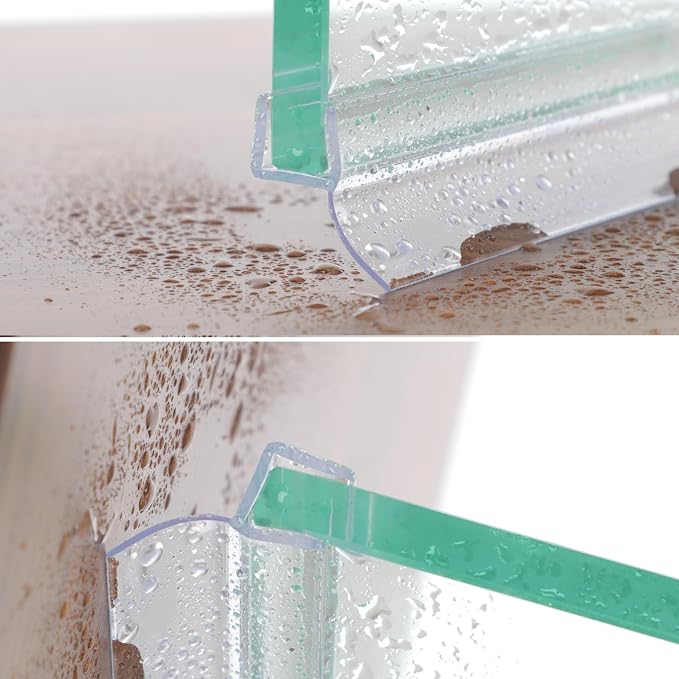 Frameless Shower Door Seal Strip 4 Pack x 39 Inch H - Image 2