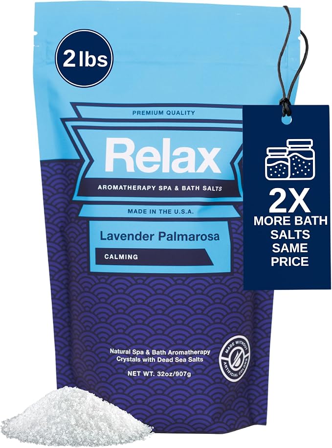 Relax Spa & Bath, Epsom & Dead Sea Salts, Aromatherapy Bath Salts by RelaxSpaBath