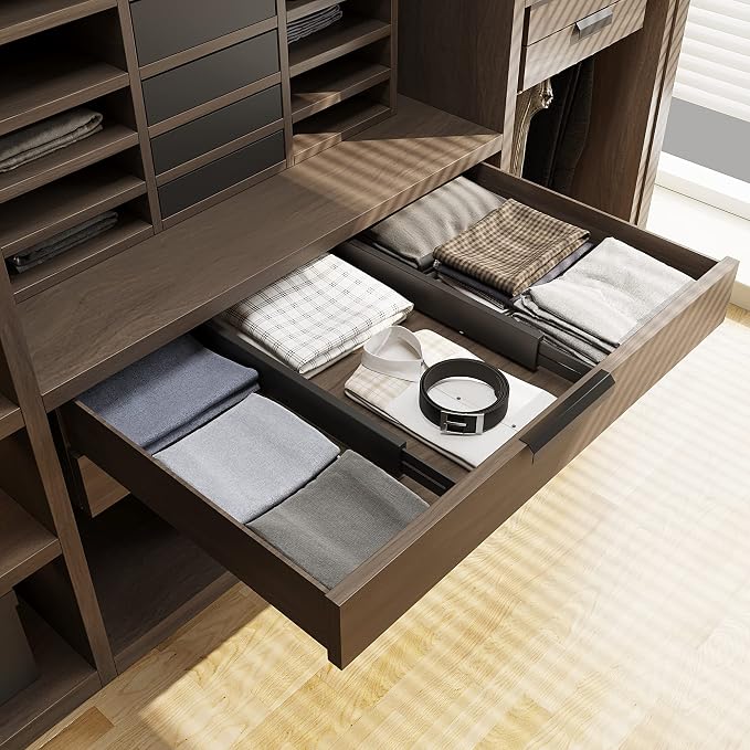 BAMEOS Drawer Dividers Bamboo Separators Organization Expandable Organizers - Image 7