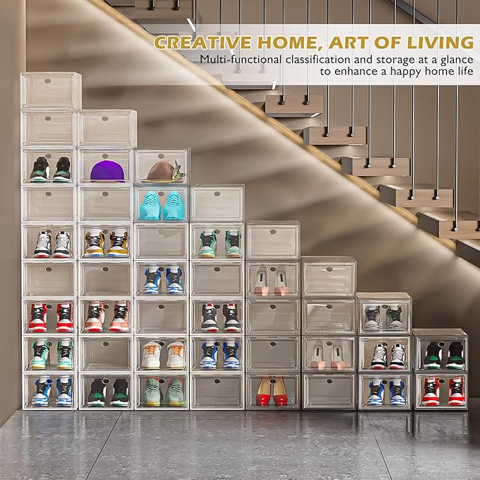 Thicken & Sturdy Clear Shoe Storage Organizer - Image 4