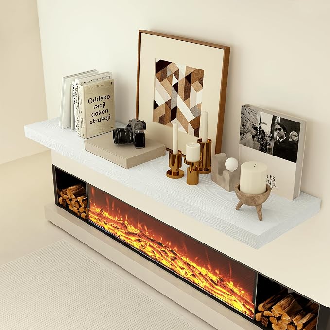 Heimlove 24 x 12 Inch Deep Floating Shelves Wall Mounted - Image 2