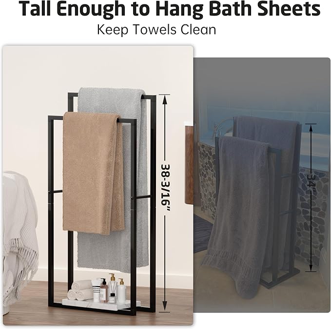 KES Standing Towel Racks for Bathroom - Image 3
