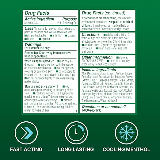 Biofreeze Roll On Pain Relief for Knee, & Simple Backache, Arthritis Pain - Image 5