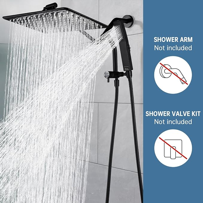 G-Promise All Metal 14 Inches Rain Shower Head - Image 3