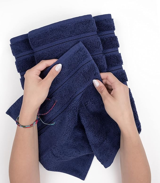 American Soft Linen Premium 3 Piece Towel Set, 1 Bath Towel 1 Hand Towel 1 - Image 6