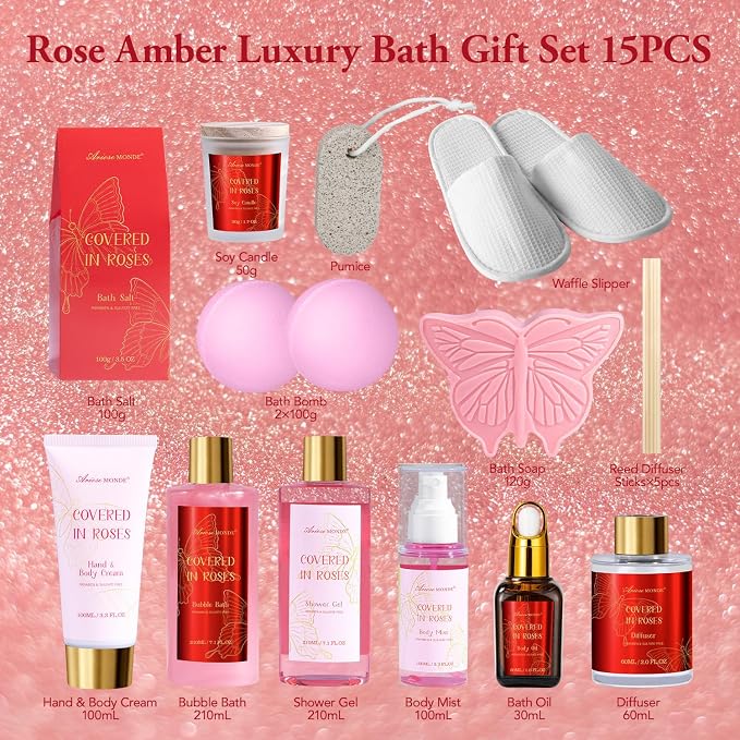 Gifts for Women, Female Friends, Unique Bath Gift Set Idea for Women Who Have - Image 2