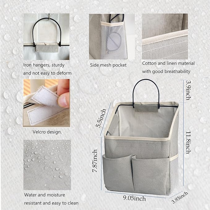 2pcs Wall Hanging Storage Bag, Wall Hanging Organizer Bags - Image 5