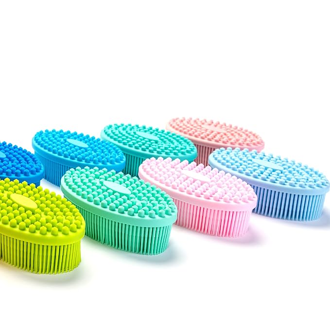 Premium Sensory Brush for Kids or Autism, Soft Silicone Body Scrubber, 2 in 1 - Image 8