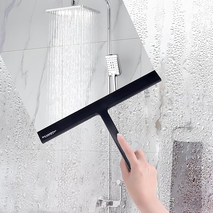 Silicone Rubber Blade & Hook Shower Window Squeegee 11" in Width Silicone Car - Image 5
