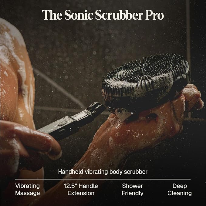 Black Wolf Silicone Body Scrubber & Exfoliator - Image 2
