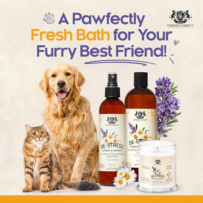 Dog Shampoo and Conditioner Aromatherapy Pet Bundle Set Itchy Skin Relief - Image 6
