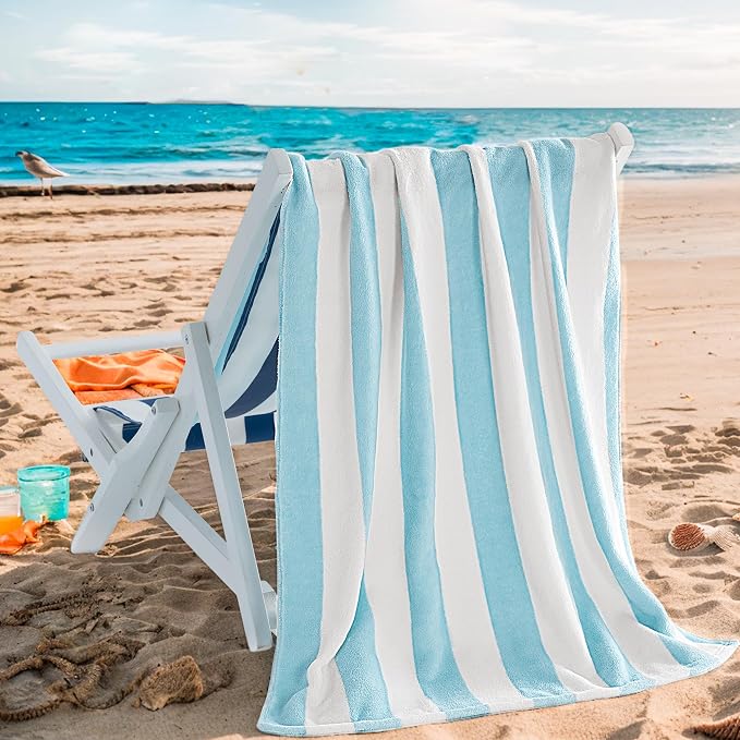 Touchat Beach Towel Oversized, Super Absorbent Sand Free Thick Microfiber Beach - Image 9