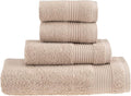 HALLEY Turkish Cotton Towels 1 Bath Towel 1 Hand Towel 2 Washcloths, Super Soft by HALLEY-TurkishCottonTowels
