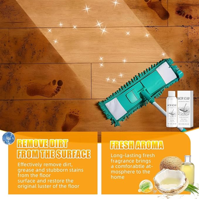 CandyTune Mop Soap for Floor Cleaning: 4PCS Fresh Scented Mop Soap, Floor - Image 6