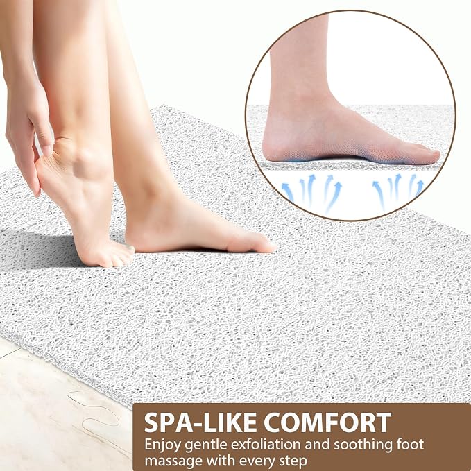 Shower Mat Non Slip: 47.2 x 31.5 Inch Extra Large Shower Mats - Image 5
