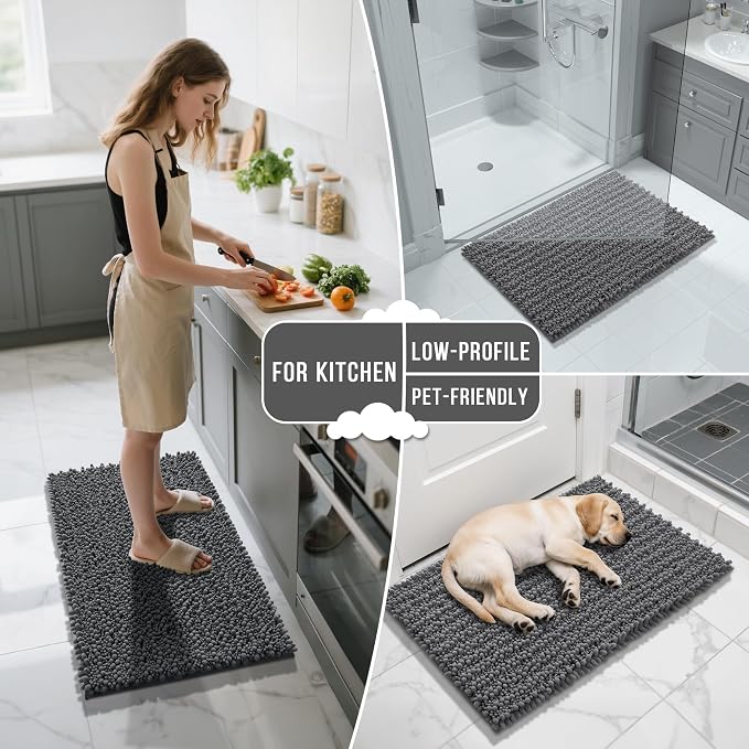 Yimobra Bathroom Rugs Non Slip Washable - Image 7