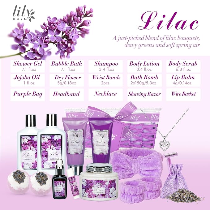 Christmas Gifts for Women 17-Piece Bath and Body Gift Set for Mom - Image 2