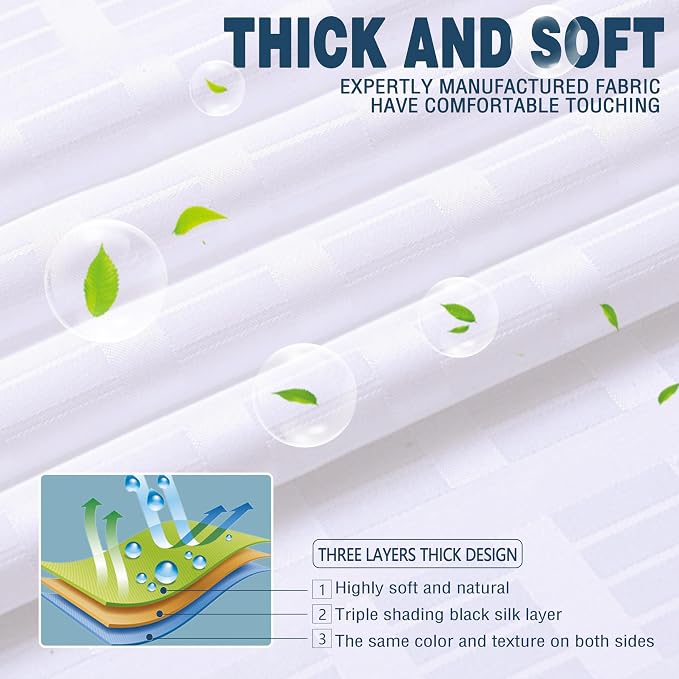 Conbo Mio Stall No Hook Shower Curtain - Image 5