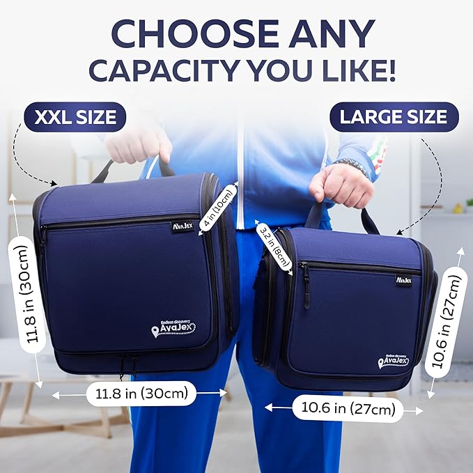 Extra Large Hanging Travel Toiletry Bag - Image 4