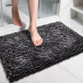 Yimobra Chenille Bathroom Rugs Non Slip, Extra Thick Soft Absorbent Bath Rug by Yimobra