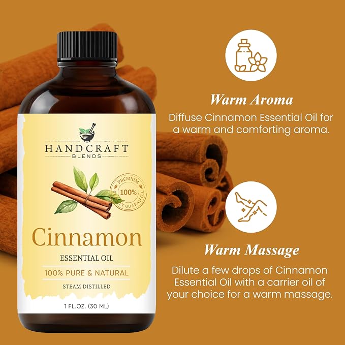 Handcraft Blends Cinnamon Essential Oil – 1 Fl Oz – 100% Pure and Natural – - Image 4