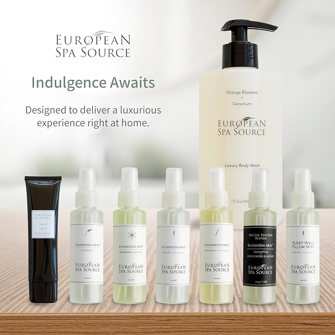 European Spa Source Jasmine + Eucalyptus ShowerSpa Mist Spray - Image 6