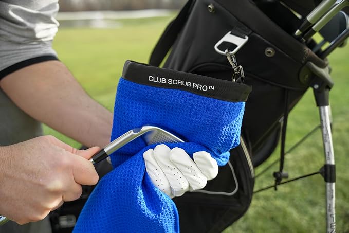 Club Scrub Towel Pro, Golf Club and Ball Cleaning Pouch - Image 8