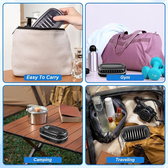 Shampoo Bar and Conditioner Holder Travel Case Shampoo Bar Holder Bars Soap - Image 7